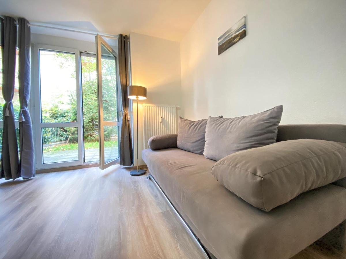 Wohlfuehl-Apartment Mit Kostenfreier Tiefgarage, Wifi & Terrasse 莱比锡 外观 照片