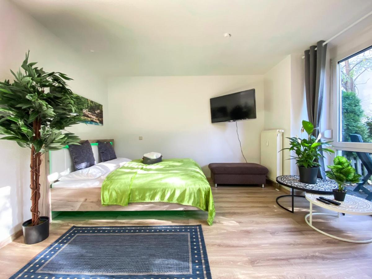 Wohlfuehl-Apartment Mit Kostenfreier Tiefgarage, Wifi & Terrasse 莱比锡 外观 照片