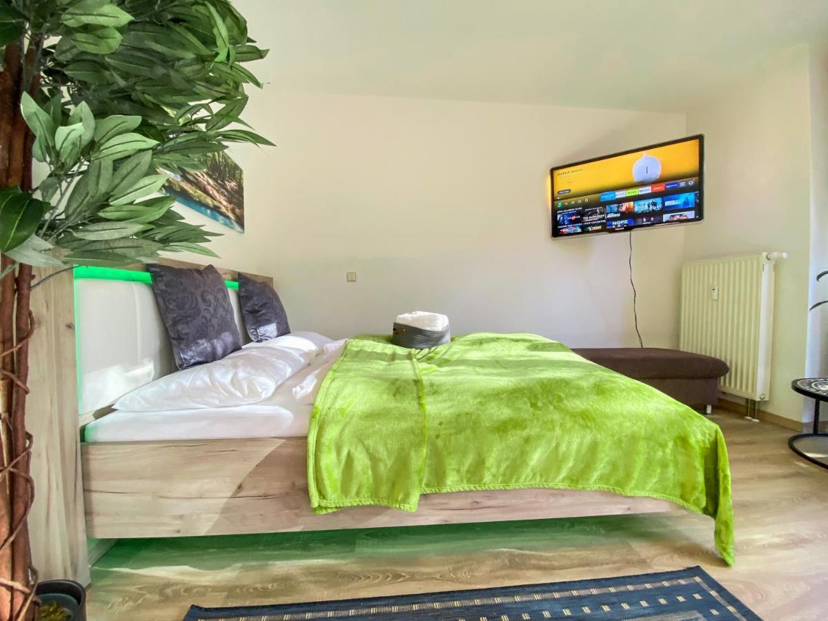 Wohlfuehl-Apartment Mit Kostenfreier Tiefgarage, Wifi & Terrasse 莱比锡 外观 照片