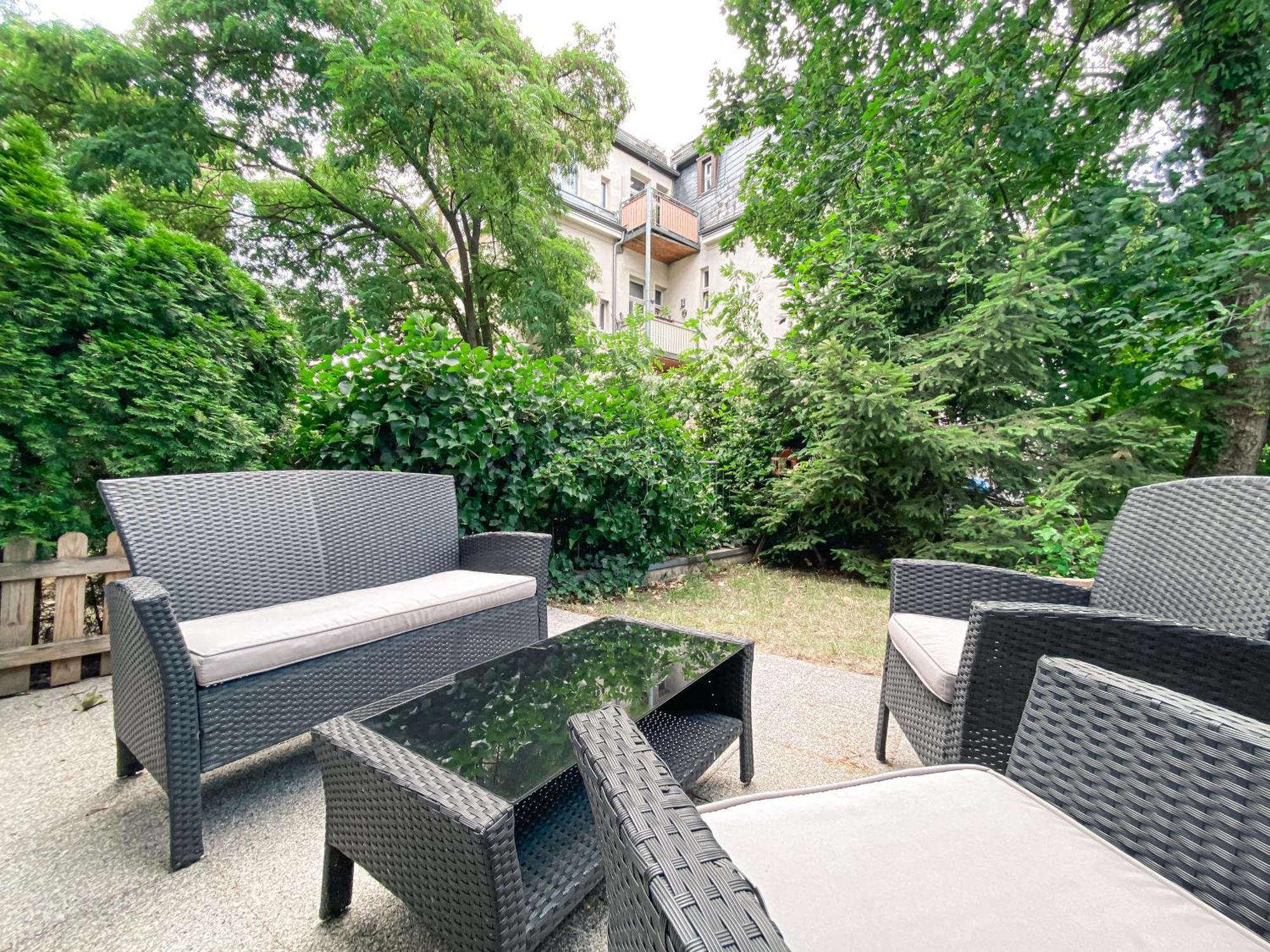 Wohlfuehl-Apartment Mit Kostenfreier Tiefgarage, Wifi & Terrasse 莱比锡 外观 照片